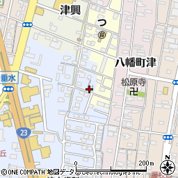 三重県津市垂水8周辺の地図