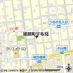 静岡県浜松市中央区雄踏町宇布見4134周辺の地図