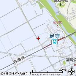 岡山県岡山市北区福崎24周辺の地図