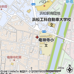 静岡県浜松市中央区龍禅寺町35周辺の地図