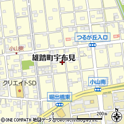 静岡県浜松市中央区雄踏町宇布見4323周辺の地図