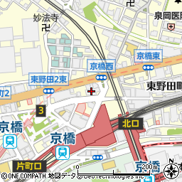 ドコモショップ　京橋店周辺の地図