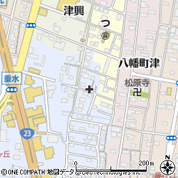 三重県津市垂水8-2周辺の地図