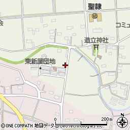静岡県磐田市東新屋805周辺の地図