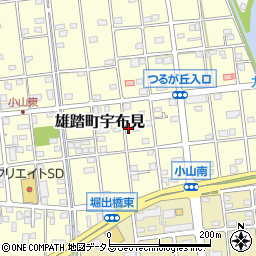 静岡県浜松市中央区雄踏町宇布見4113周辺の地図