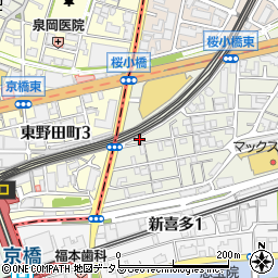 京橋バール すぽっと周辺の地図