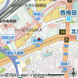 弘栄貿易株式会社　大阪支店総務経理課周辺の地図
