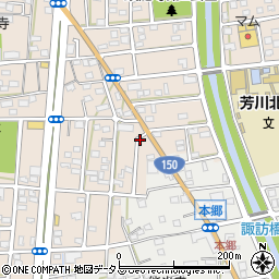 福名餃子店周辺の地図