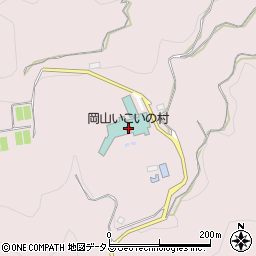 岡山いこいの村周辺の地図