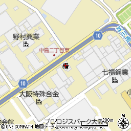 ＥＮＥＯＳ中島工業団地ＴＳ周辺の地図