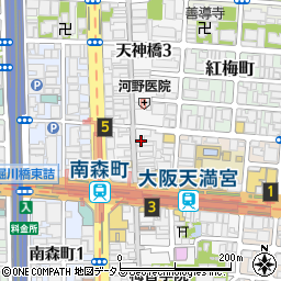 天神橋二丁目商店街事業協同組合周辺の地図