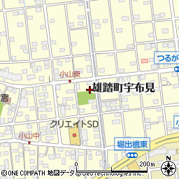 静岡県浜松市中央区雄踏町宇布見4615周辺の地図