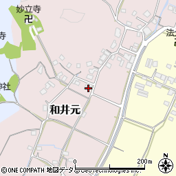 岡山県岡山市北区和井元202周辺の地図