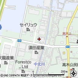 静岡県磐田市高木1725周辺の地図