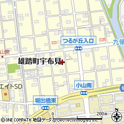 静岡県浜松市中央区雄踏町宇布見4114周辺の地図