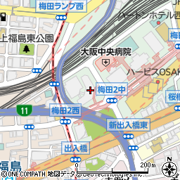 毎日新聞大阪開発株式会社　毎日新聞青色申告会周辺の地図