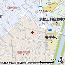 静岡県浜松市中央区龍禅寺町50周辺の地図