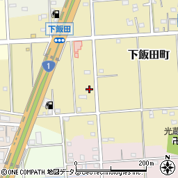 静岡県浜松市中央区下飯田町399周辺の地図