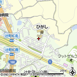 奈良県生駒市辻町25-15周辺の地図