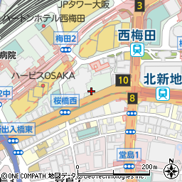 YASUOKA　DENTAL　OFFICE　UMEDA周辺の地図