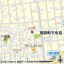 静岡県浜松市中央区雄踏町宇布見4634周辺の地図