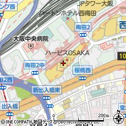 ザ・リッツ・カールトン大阪ザ・コスチュームサロン周辺の地図