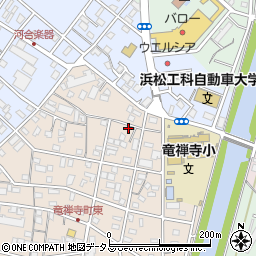 静岡県浜松市中央区龍禅寺町203周辺の地図