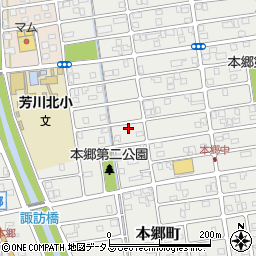 静岡県浜松市中央区本郷町1335周辺の地図