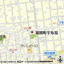 静岡県浜松市中央区雄踏町宇布見4612周辺の地図