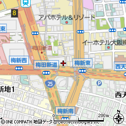 大阪H2B歯科・矯正歯科周辺の地図