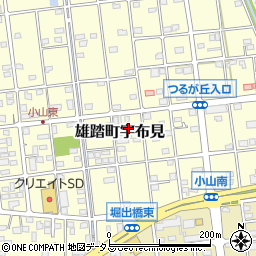 静岡県浜松市中央区雄踏町宇布見4132周辺の地図