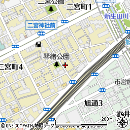 二宮旅館周辺の地図