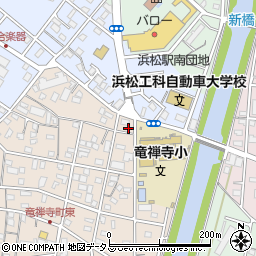 静岡県浜松市中央区龍禅寺町16周辺の地図