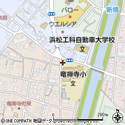 静岡県浜松市中央区龍禅寺町17周辺の地図