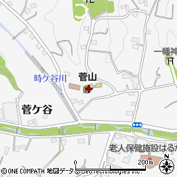 菅山周辺の地図