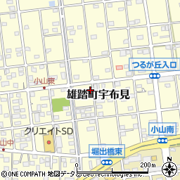静岡県浜松市中央区雄踏町宇布見4154周辺の地図