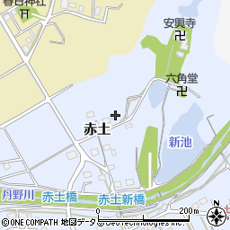 静岡県菊川市赤土318周辺の地図