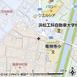 静岡県浜松市中央区龍禅寺町9周辺の地図