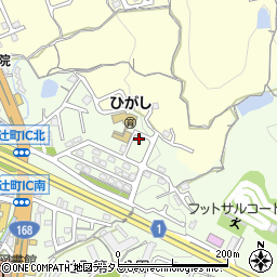 奈良県生駒市辻町25-27周辺の地図