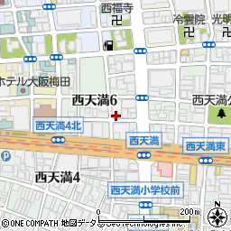 ＰＥＮ大阪市北区西天満６丁目パーキング周辺の地図