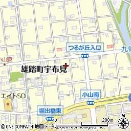 静岡県浜松市中央区雄踏町宇布見4112周辺の地図