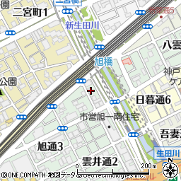 兵庫県神戸市中央区旭通1丁目2 7の地図 住所一覧検索 地図マピオン