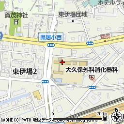 浜松市立県居小学校周辺の地図