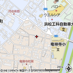 静岡県浜松市中央区龍禅寺町48周辺の地図