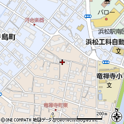 静岡県浜松市中央区龍禅寺町55周辺の地図
