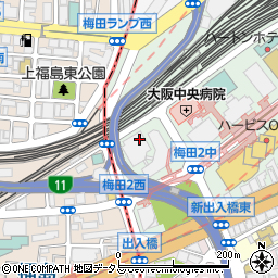 毎日新聞大阪開発株式会社　統括グループ周辺の地図