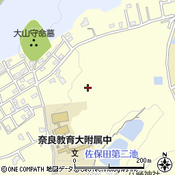 奈良県奈良市奈良山町周辺の地図