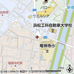 静岡県浜松市中央区龍禅寺町12周辺の地図