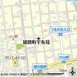 静岡県浜松市中央区雄踏町宇布見4130周辺の地図