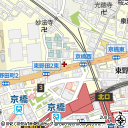 薩摩ごかもん大阪周辺の地図